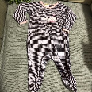 Gingerlilly striped bodysuit size 6-9 months